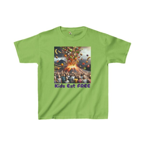 'Kids Eat FREE' Heavy Cotton™ Tee - Image 5