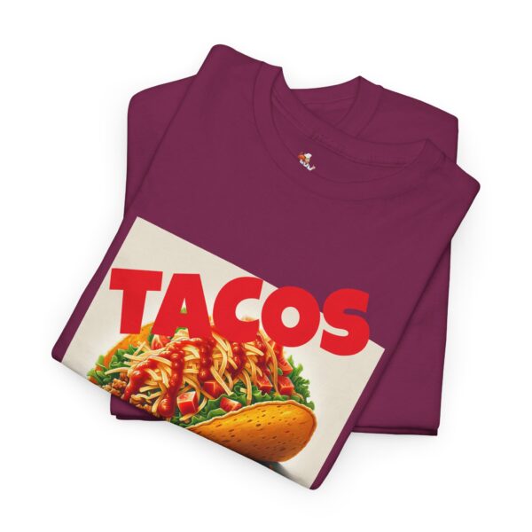 Tacos Unisex Heavy Cotton Tee - Image 13