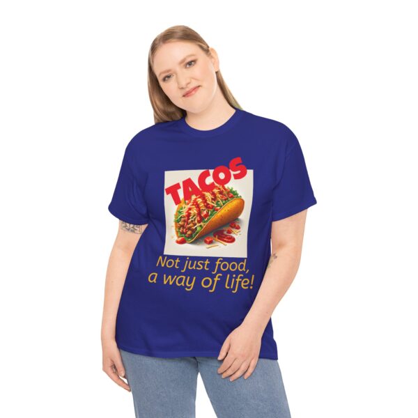 Tacos Unisex Heavy Cotton Tee - Image 16