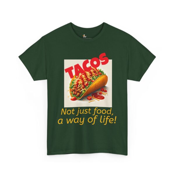 Tacos Unisex Heavy Cotton Tee - Image 4