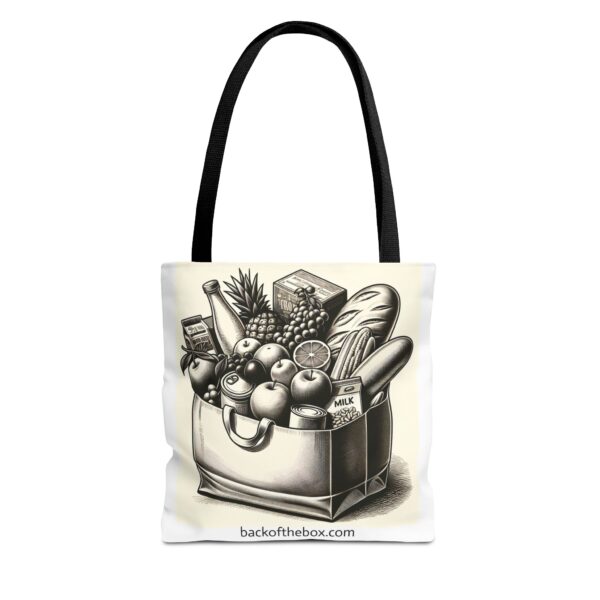 Custom Designed Grocery Theme Tote Bag - Image 10