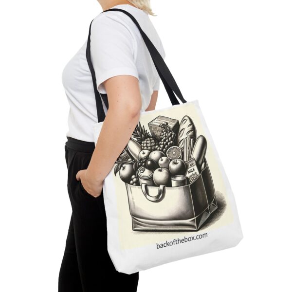 Custom Designed Grocery Theme Tote Bag - Image 8