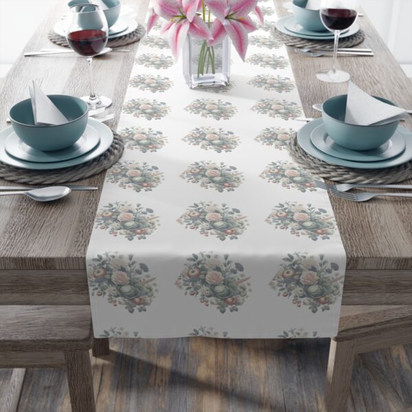 Floral/Veggie Print Table Runner