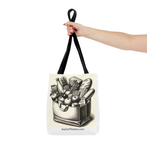 Custom Designed Grocery Theme Tote Bag - Image 9