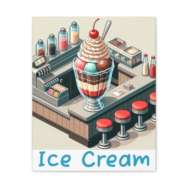 Ice Cream Canvas Gallery Wrap