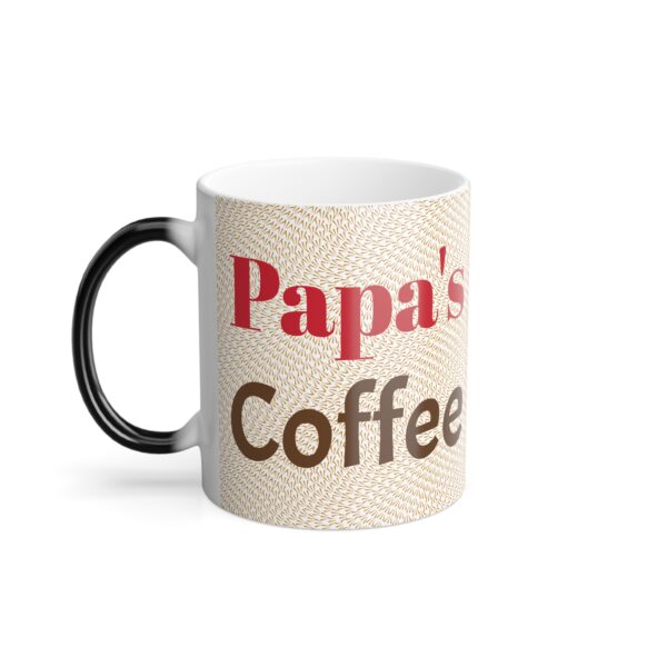 Papa's Magic Color Morphing Mug, 11oz - Image 2