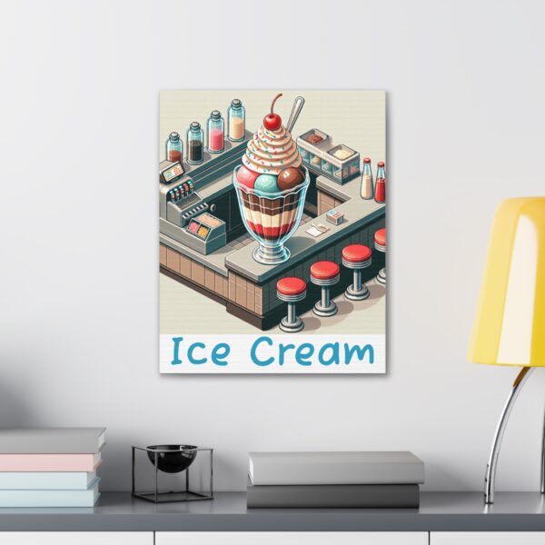 Ice Cream Canvas Gallery Wrap - Image 4