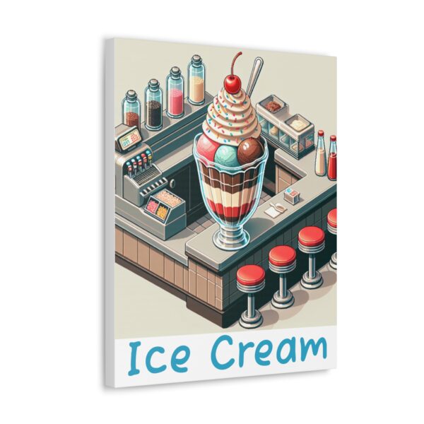 Ice Cream Canvas Gallery Wrap - Image 2