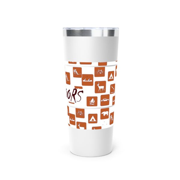 'Outdoors' Styled Copper Vacuum Insulated Tumbler, 22oz - Image 5